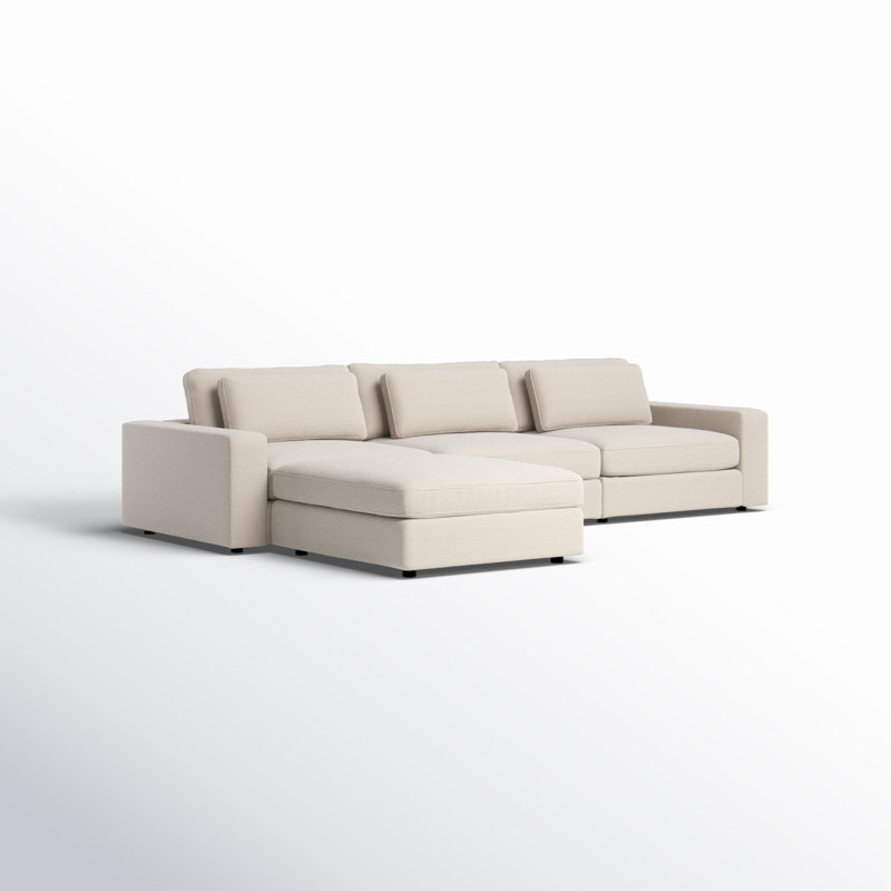 Bloor Modular Chaise Sectional, Clairmont Ivory