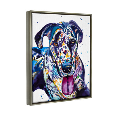 «Abstract Dog Modern Pet Portrait», impression