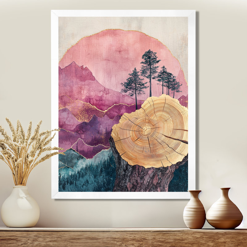 Benally - paysages, art mural sur toile, H 20 po x l 12 po, Reproduction encadrée d'une seule photo, Blanc