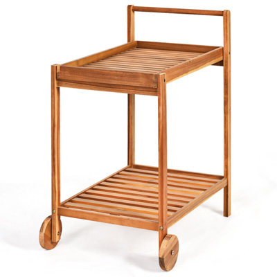 Marthe Solid Wood Kitchen Cart