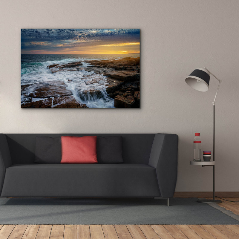 Epic Graffiti 'Schoodic Point' by Rick Berk Canvas Wall Art