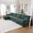 Deep Seat Sectionals, Wood 4 Seater Modern L Shaped Sofa For Home