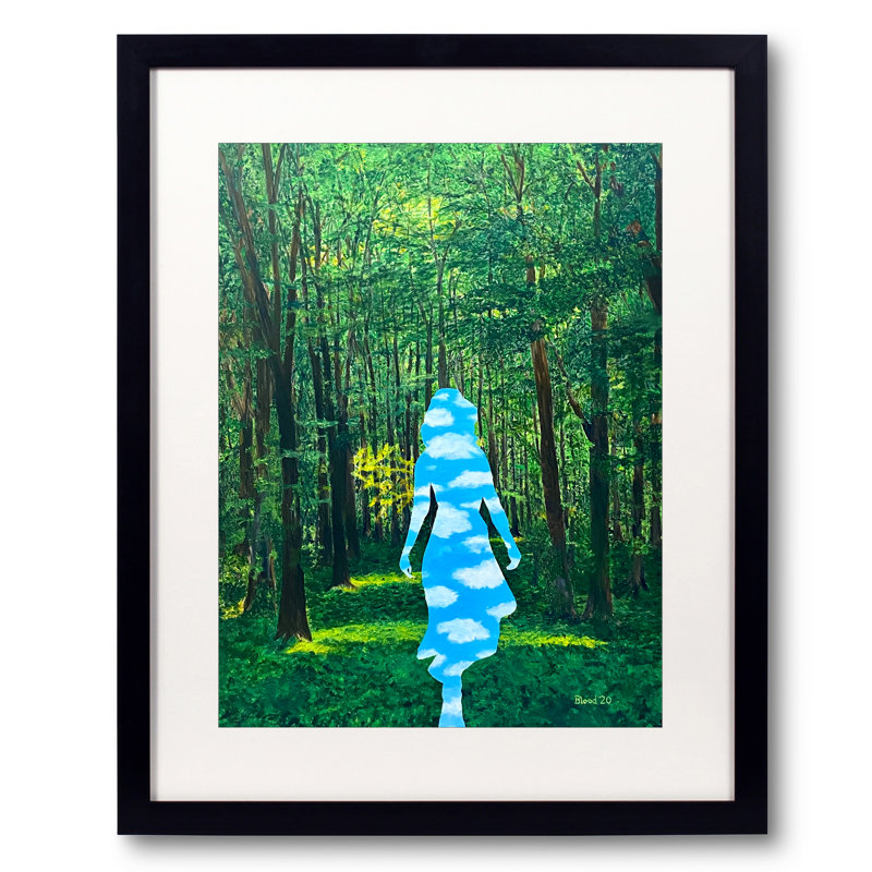 Out Of The Woods Print by Tom Blood, 21.25" H x 17.25" W x 0.875" D