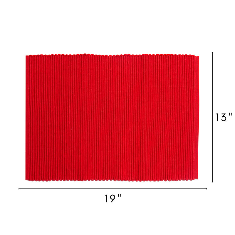 Napperon Alvarie, Rouge