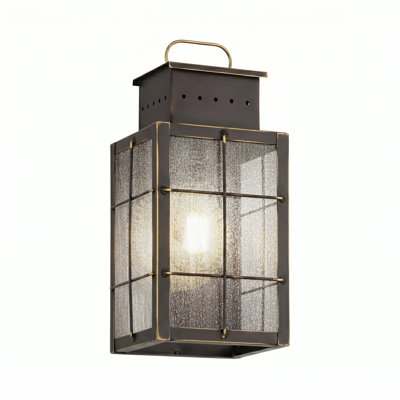Brass Traditions - Norfield - 1 Light - 13 inch - Bronze - Solid Brass - Wall Light