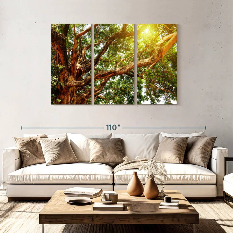 Arbre Bodhi géant Harnek, H 48 po x l 74 po
