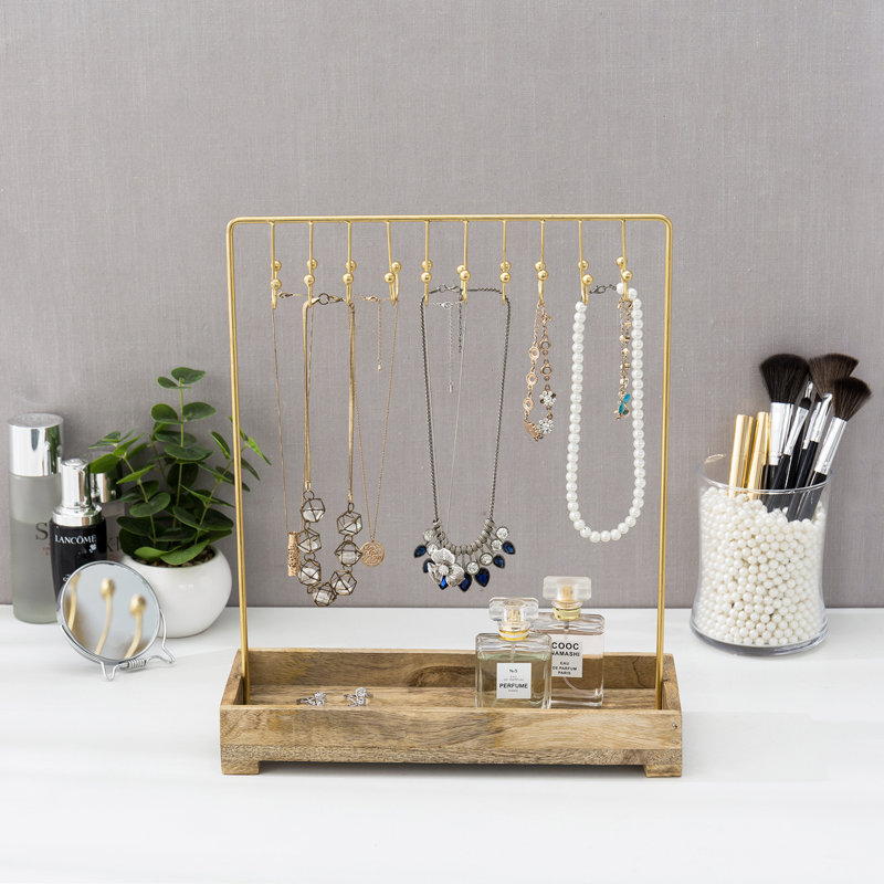 20-Hooks Display with Tray Jewellery Stand