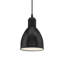 Faxon 1 - Light Black/White Bowl Pendant