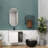 Glossy White Modern Bathroom Vanities With Ceramic Sink, Space-saving Design