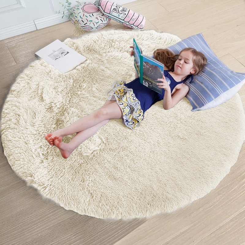 Niria Area Rug, Round 4'