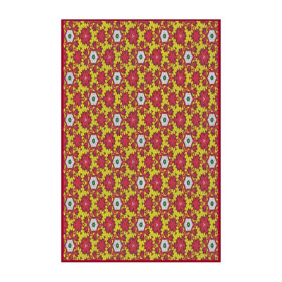 Tapis orange / jaune Power Loom