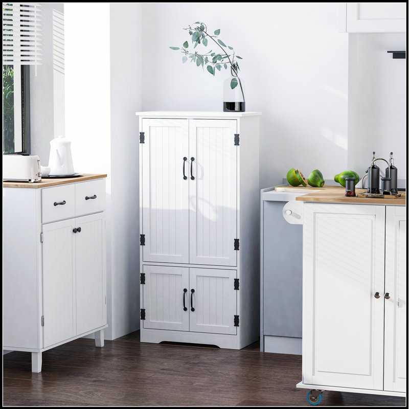 Garde-manger de ferme avec rangement flexible, organisateur de plancher de 48,5 pouces pour une utilisation efficace de l'espace