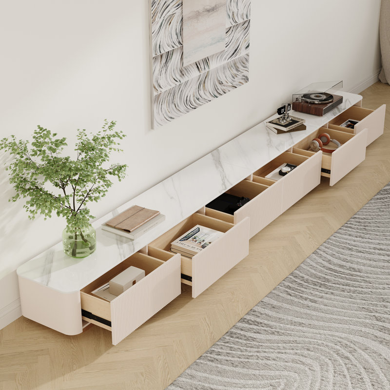 Meuble télé avec 4 tiroirs Billy, 141.7'' W