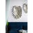 24.8X17.3X2" Aluminum Gold Leaf Wall Hanging - Stylish Artwork Modern Art Piece