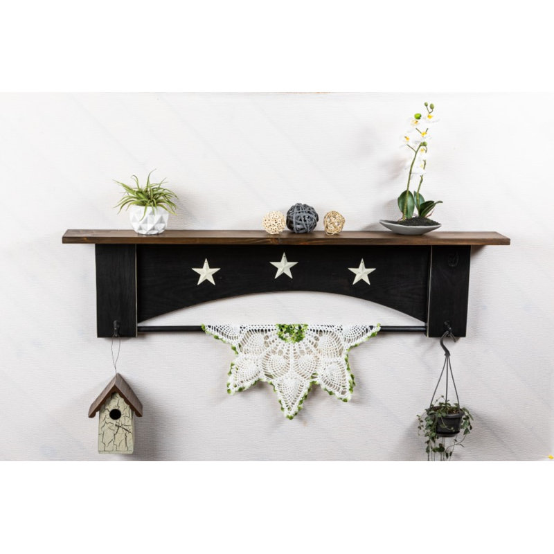 Heartlee Accent Shelf, 12" H x 36" W x 5.50" D