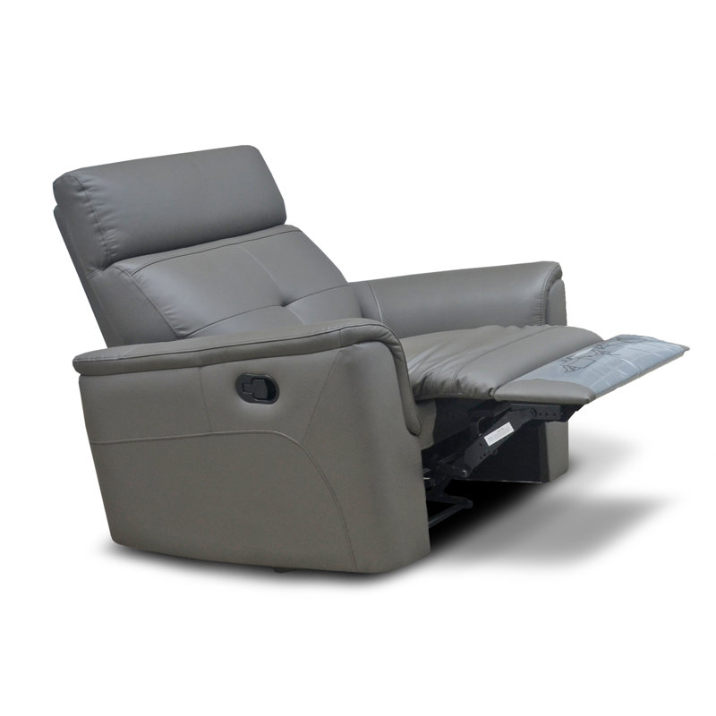 Latitude Run® gris clair Ch, Cuir véritable gris foncé