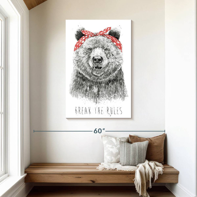 Tergel Break The Rules, 45" H x 30" W