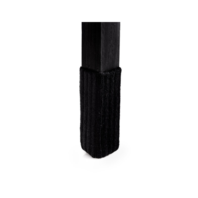 NancyProtectz Furniture Sock Floor Protectors, The Original Furniture Sock (X-Small), Black