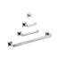Ensemble de 4 serviettes décoratives pour la salle de bain-131561025