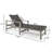 HAMPTON WOOD + WICKER CHAISE LOUNGE