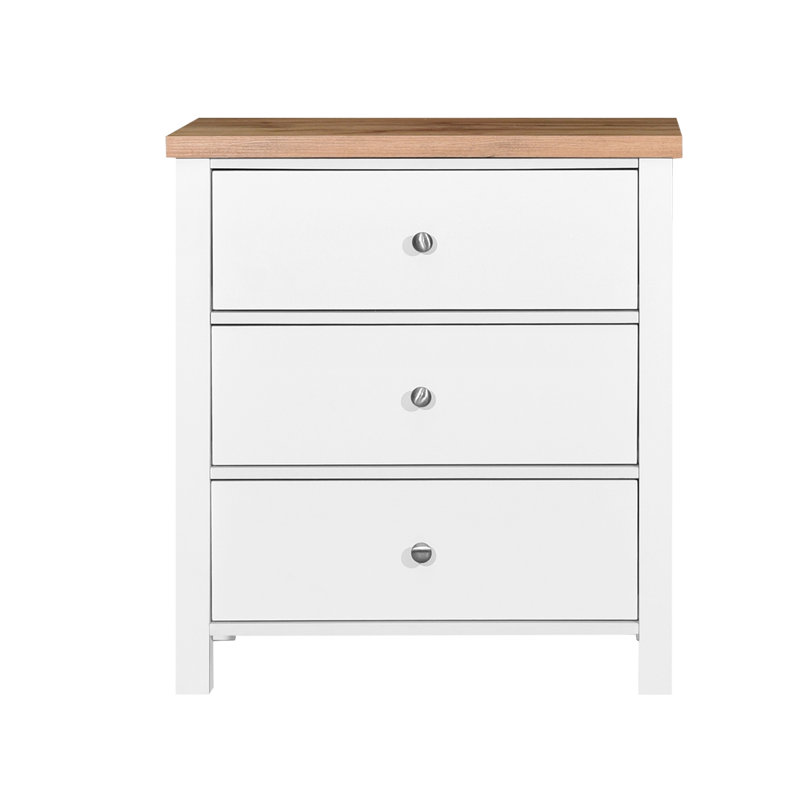 Foote 70cm W 3 - Drawer Chest of Drawers