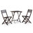 Obermeyer 2 - Person Wood Patio Dining Set with Square Table-50309679