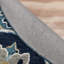 Tapis floral rond 7 pi bleu Deferiet-274550749