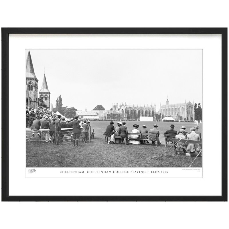 Cheltenham, Cheltenham College Playing Fields 1907 by Francis Frith - Single Picture Frame Print, 40cm H x 50cm W x 2.3cm D