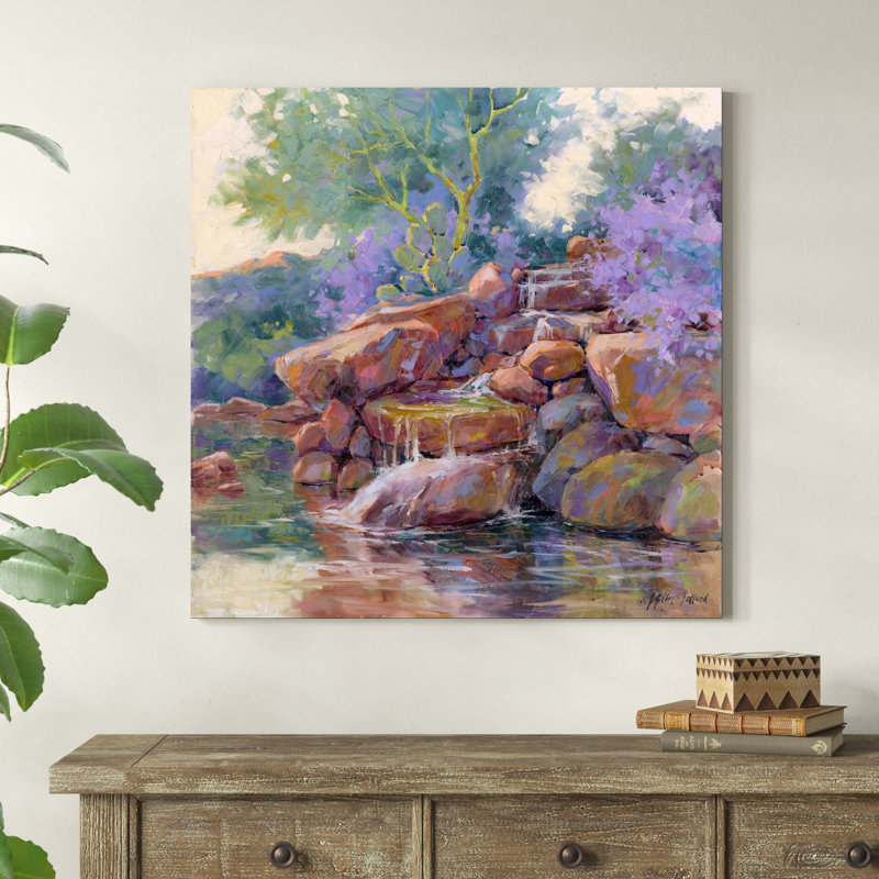 Ruisseau du désert, H 36 po x l 36 po x P 1,25 po