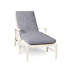 Croquet Aluminum 78.38" Long Reclining Single Chaise with Cushions-63361263-70085684-70085748