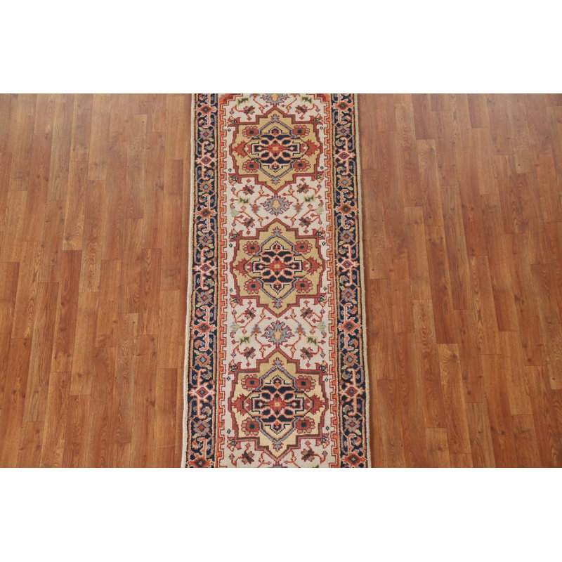 One-of-a-Kind Runner 2'5" X 8'0" New Age Runner Wool Area Rug in Ivory