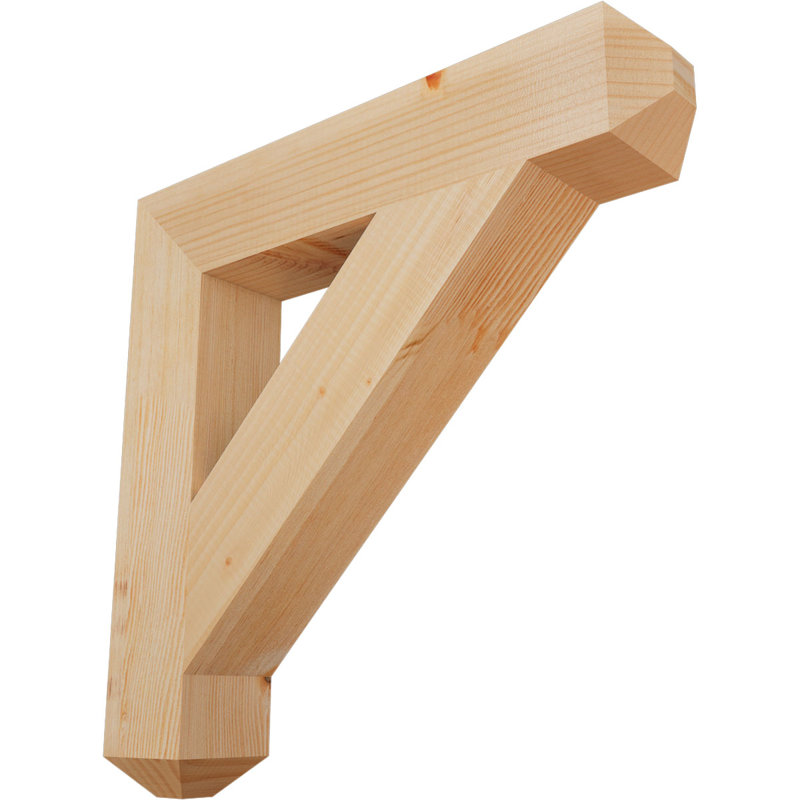 Support pour artisan traditionnel, H 22 po x l 3,5 po x P 22 po, Douglas (lisse)