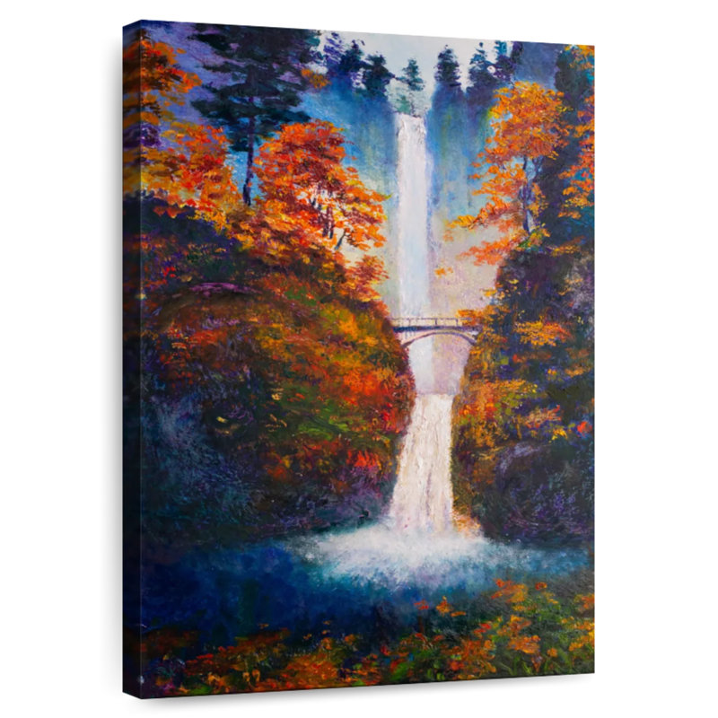 Alvord Multnomah Falls, 39" H x 26" W