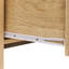 Table basse Modern Farmhouse avec 2 tiroirs et rangement ouvert, naturel-246468173