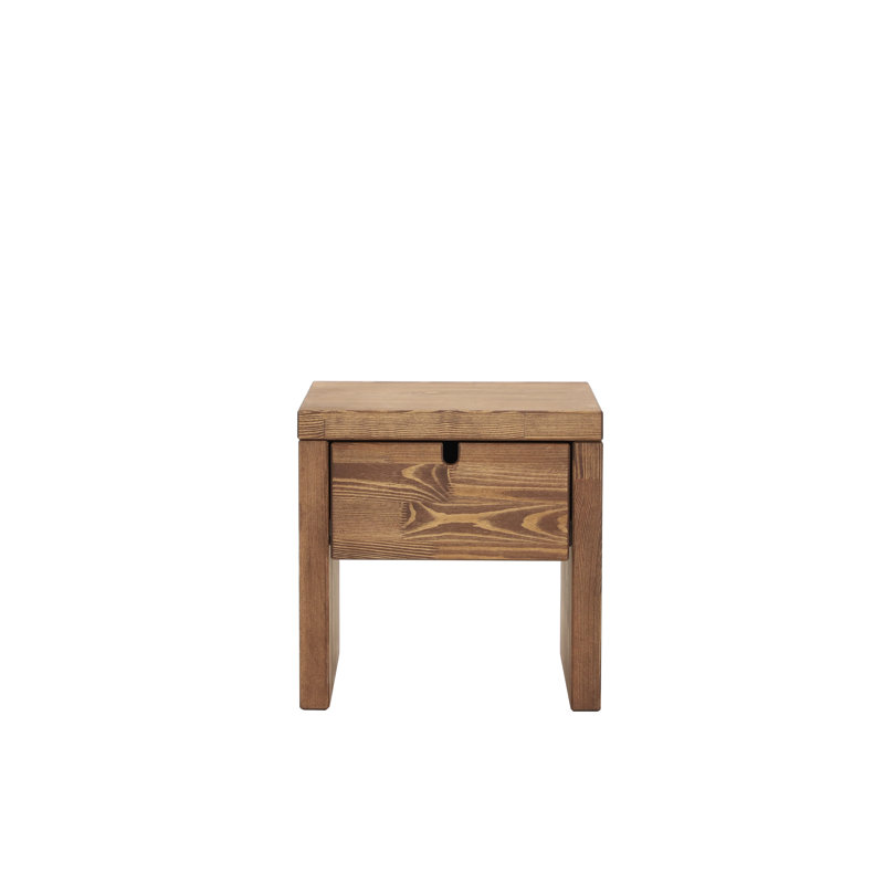 Derrek 40cm W Solid Wood Bedside Table