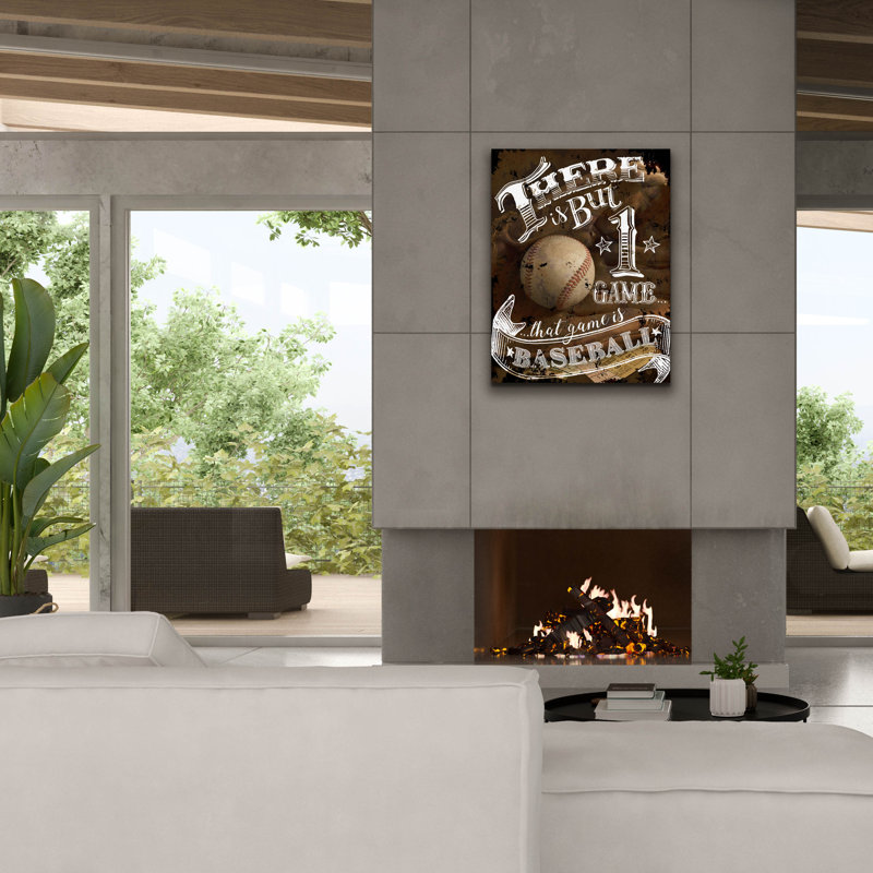 Trent Austin Design 'That Game Is Baseball' by Art Licencing Studio Canvas Wall Art, 26" x 34"