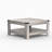 Zara Square Coffee Table With 2-tier Storage Shelves-1875856562