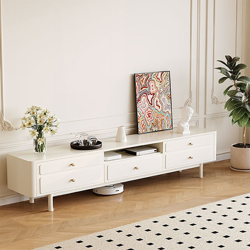 Modern simple TV cabinet, 17.7" H x 70.9" L x 15.7" W
