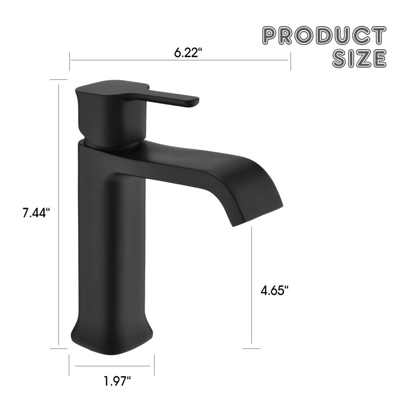 Robinet de salle de bain monocorps et monocommande avec bonde