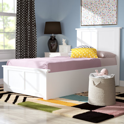 Henrichs Solid Wood Platform Standard Bed with Trundle by Three Posts™