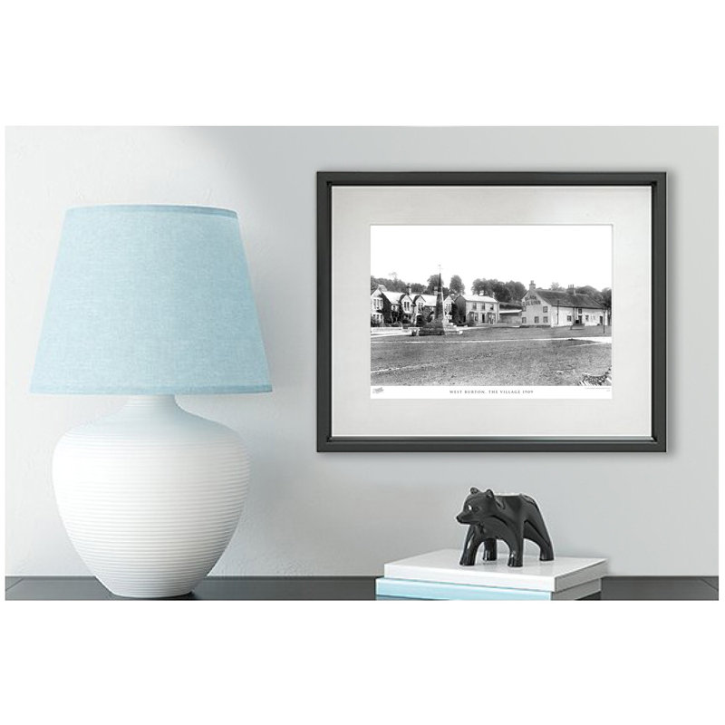 West Burton, The Village 1909 by Francis Frith - Single Picture Frame Print, 40cm H x 50cm W x 2.3cm D
