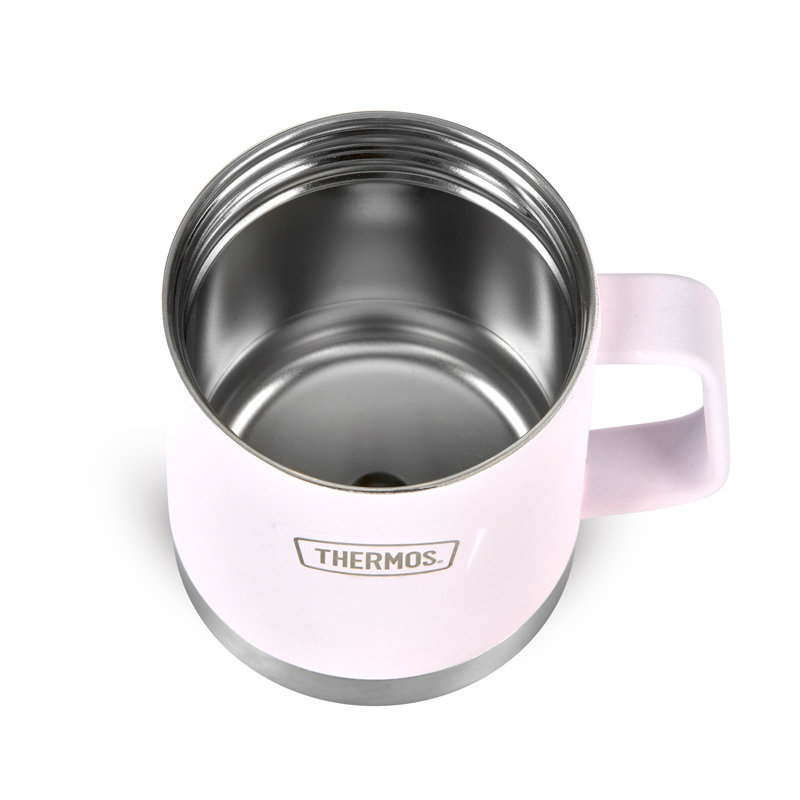 Stainless Steel Coffee Mug, Pink