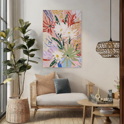 51 Abstract Contemporary Wall Art Print by Mathieu - Wrapped Canvas Print