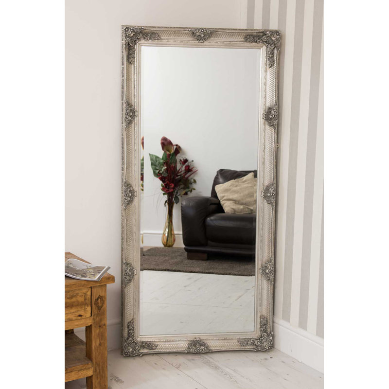 Fraire Wood Mirror, Gray