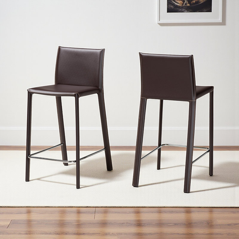 Tabouret de comptoir Athenian, Brun