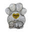 Marqueur de pierre à motif de pattes pour chien Exhart, 7,5 x 4,5 x 8 po