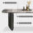 Gray Luxury Marble Rectangular Dining Table Sets-104254949-125118738