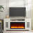 TV Stand with fireplace-1150213978