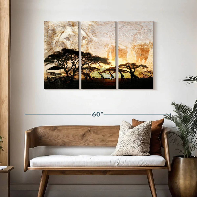 Sebbie Savanna, 28" H x 45" W