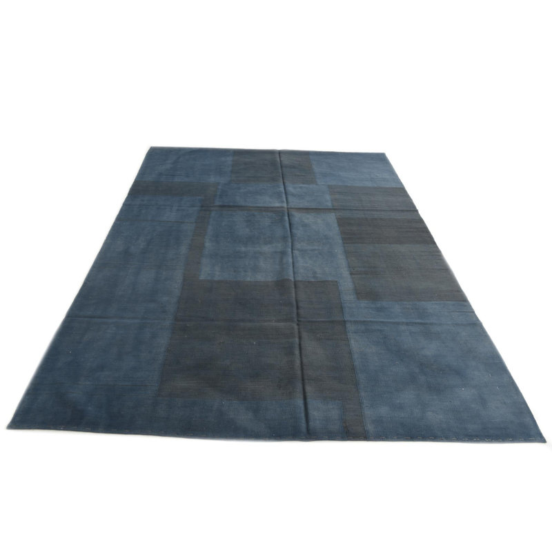 Tapis bleu marine 6x9